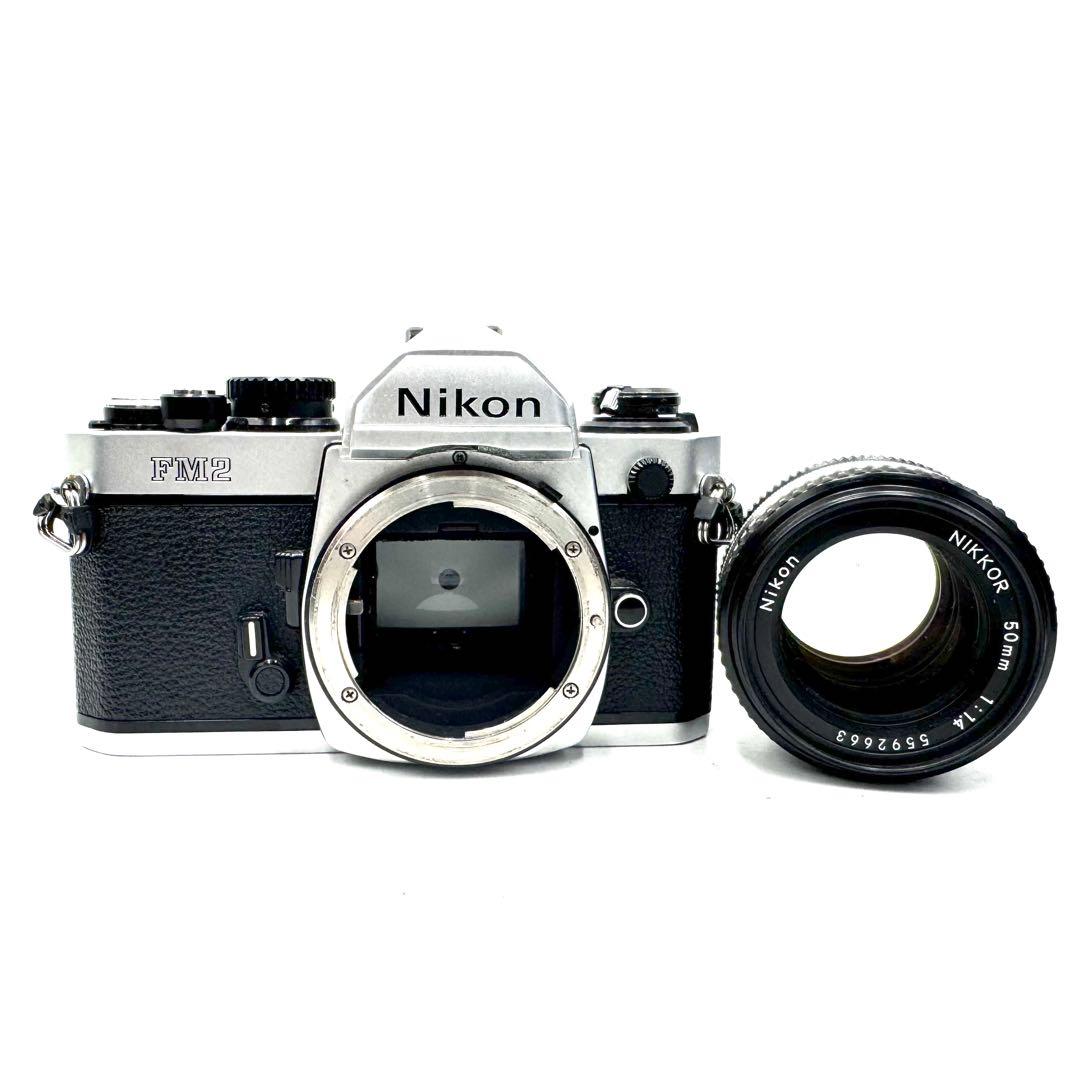 動作良好 Nikon FM2 & Ai-S 50mm F1.4 シルバー