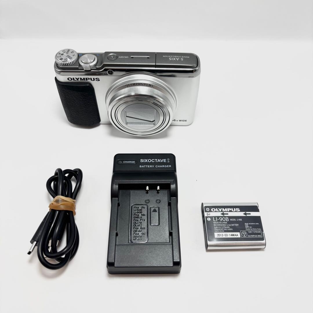 OLYMPUS SH-60 シルバー コンパクトデジタルカメラ