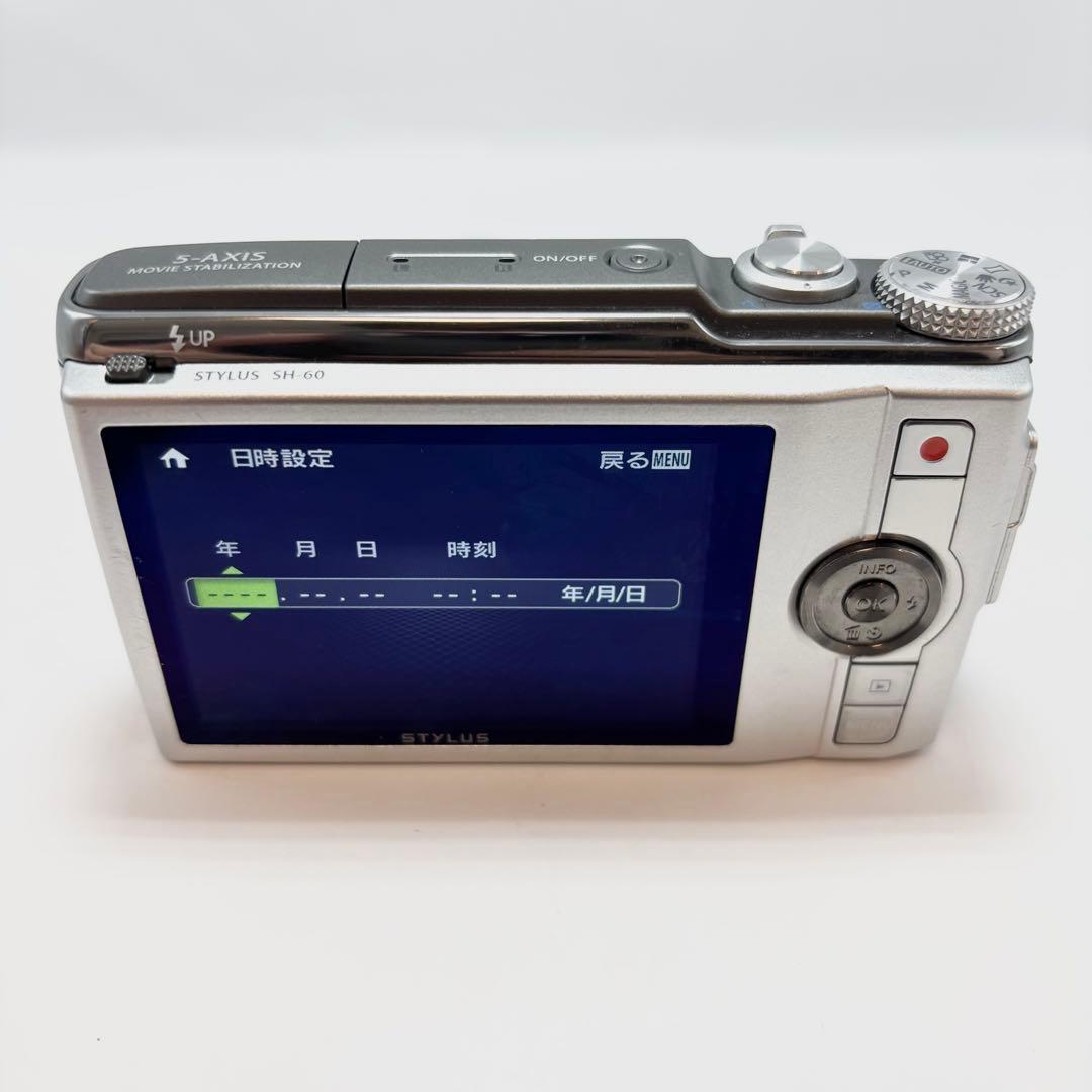 OLYMPUS SH-60 シルバー コンパクトデジタルカメラ