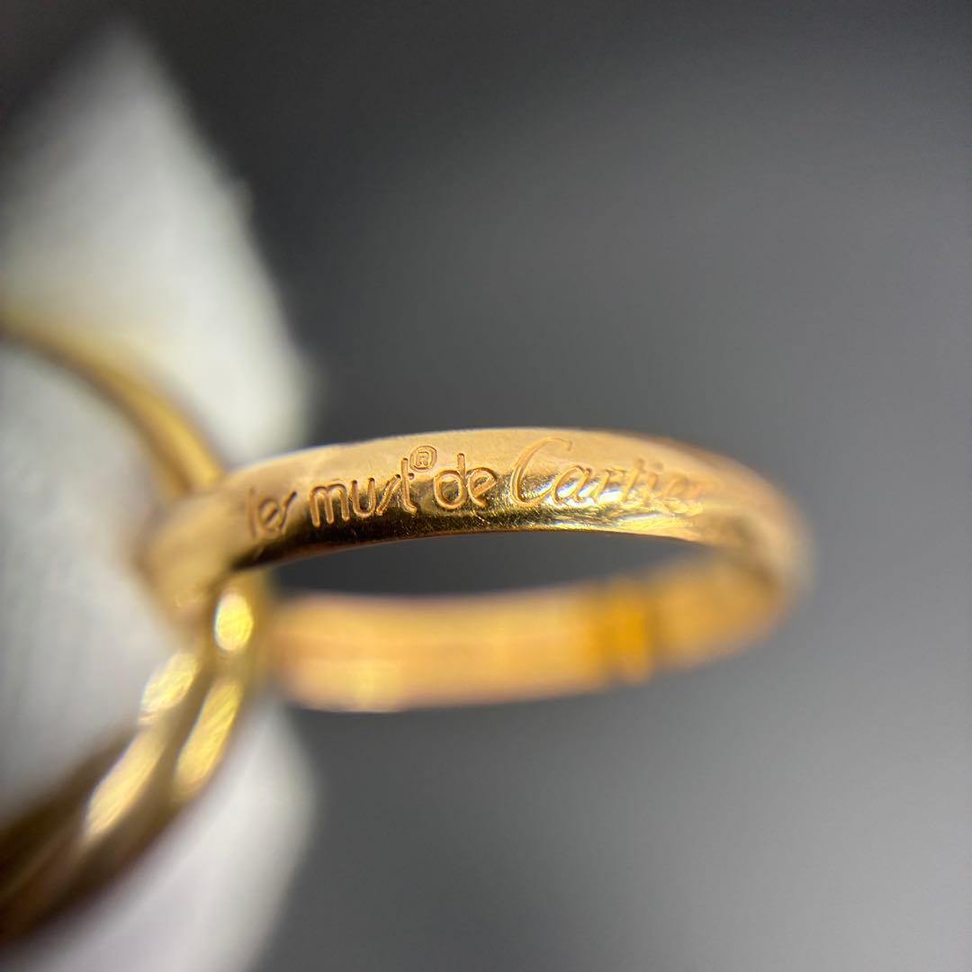 【希少】Cartier／カルティエ 5連 トリニティ 8.6g 750 51刻印