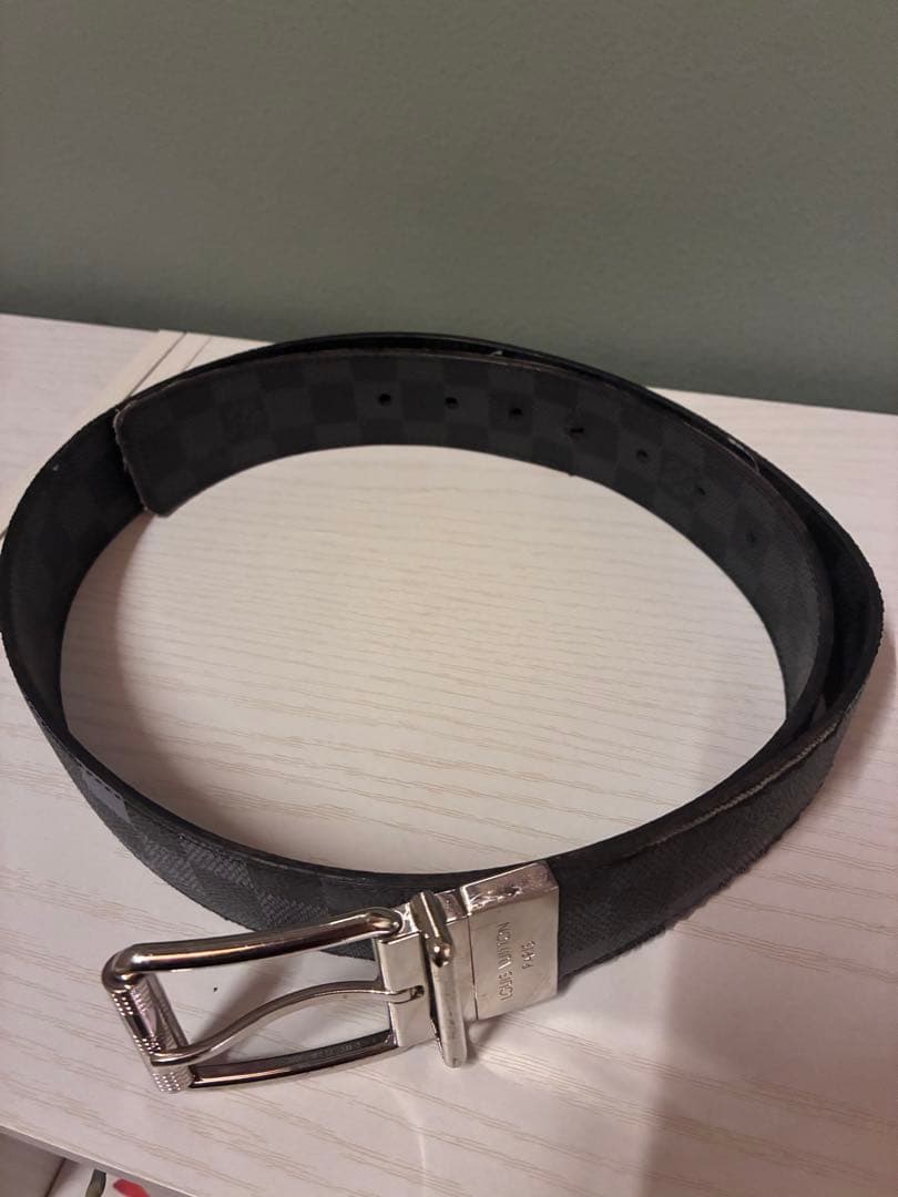 LOUIS VUITTON ダミエ ブラック ベルト