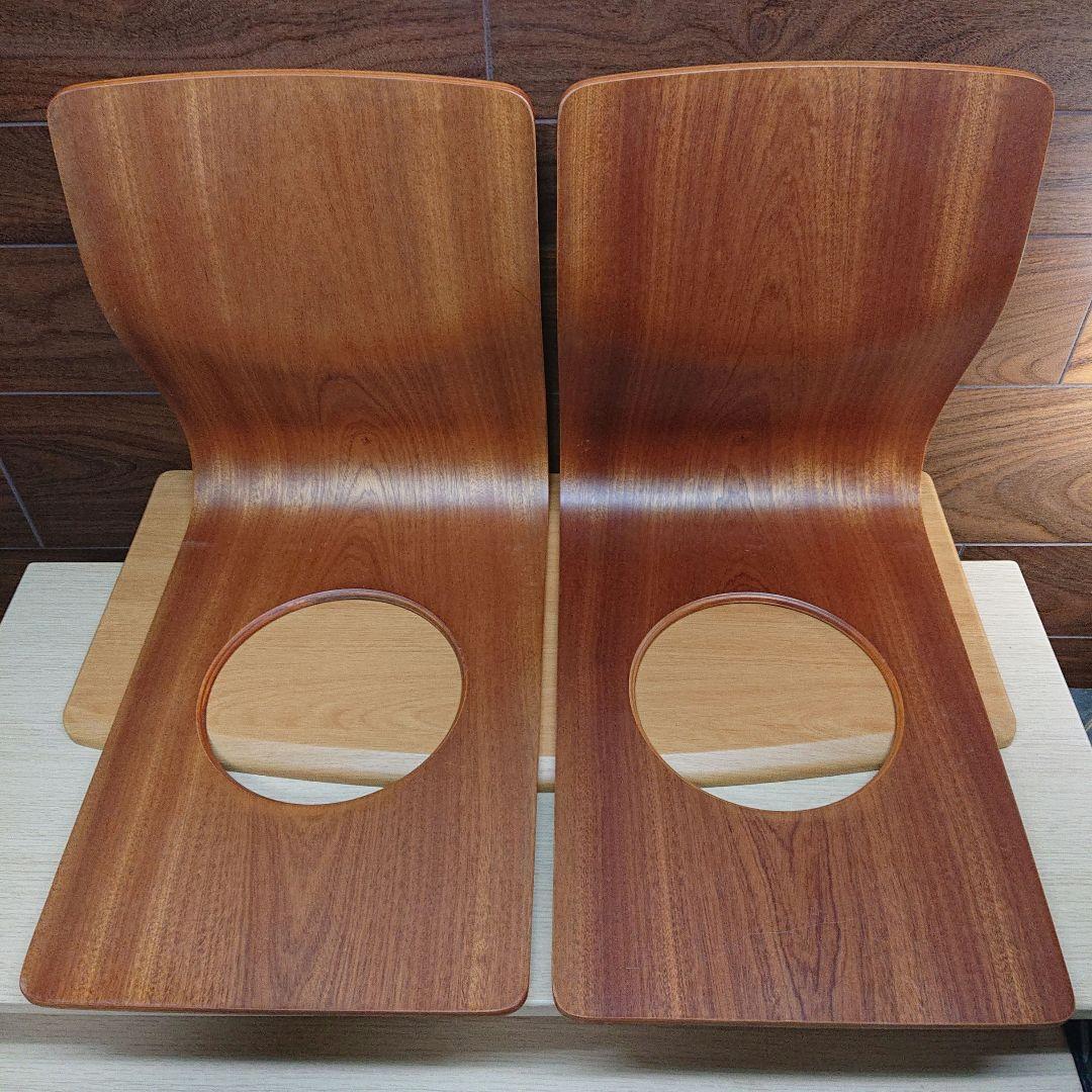 天童木工 Tendo 座椅子 プライウッド 曲木 藤森健次 和モダン 2脚セット