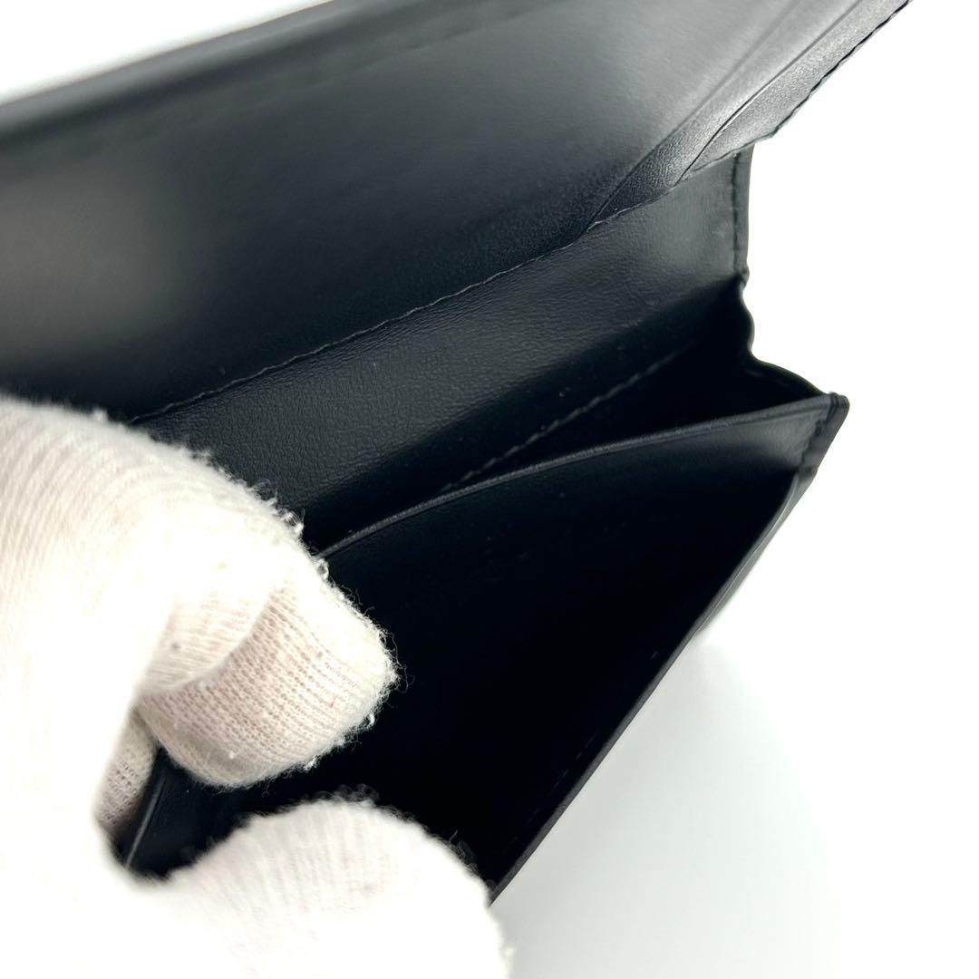 ✨極美品✨　バーバリーロンドン　名刺入れ　カードケース　エンボスチェック　レザー