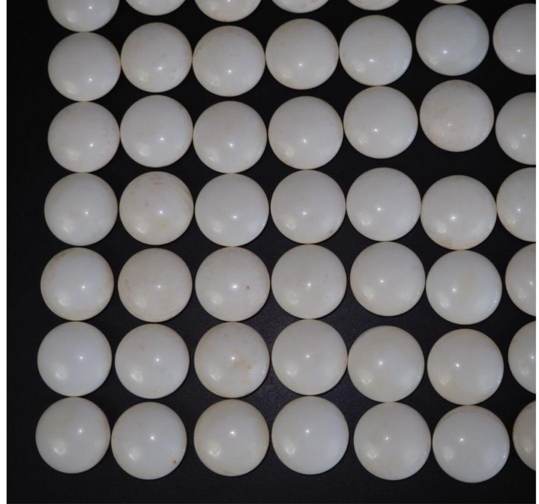 送料無料　日向特産　日向スワブデ蛤碁石32号・碁笥セット　旧家蔵出