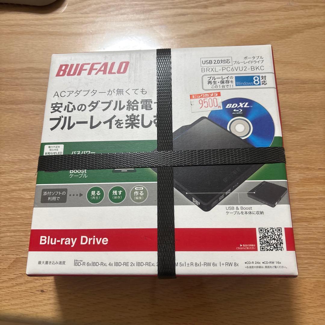 BUFFALO BRXL-PC6VU2-BKC ブルーレイディスクドライブ
