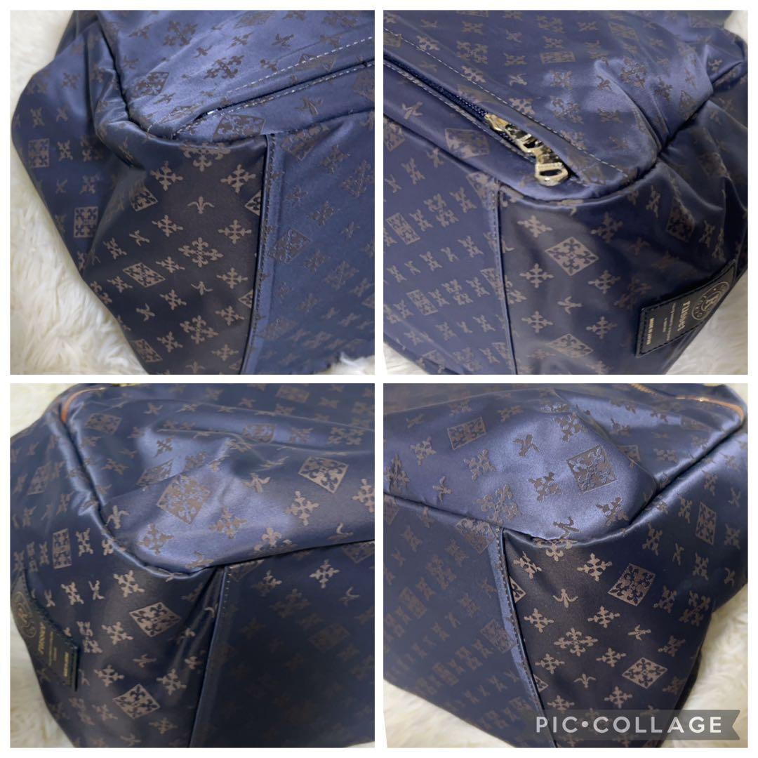 【極美品✨】russetラシット トラベルボストン キャリーオン可能　ネイビー