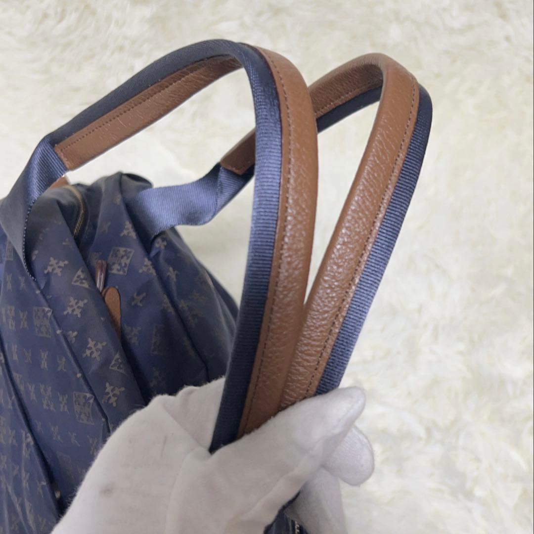 【極美品✨】russetラシット トラベルボストン キャリーオン可能　ネイビー