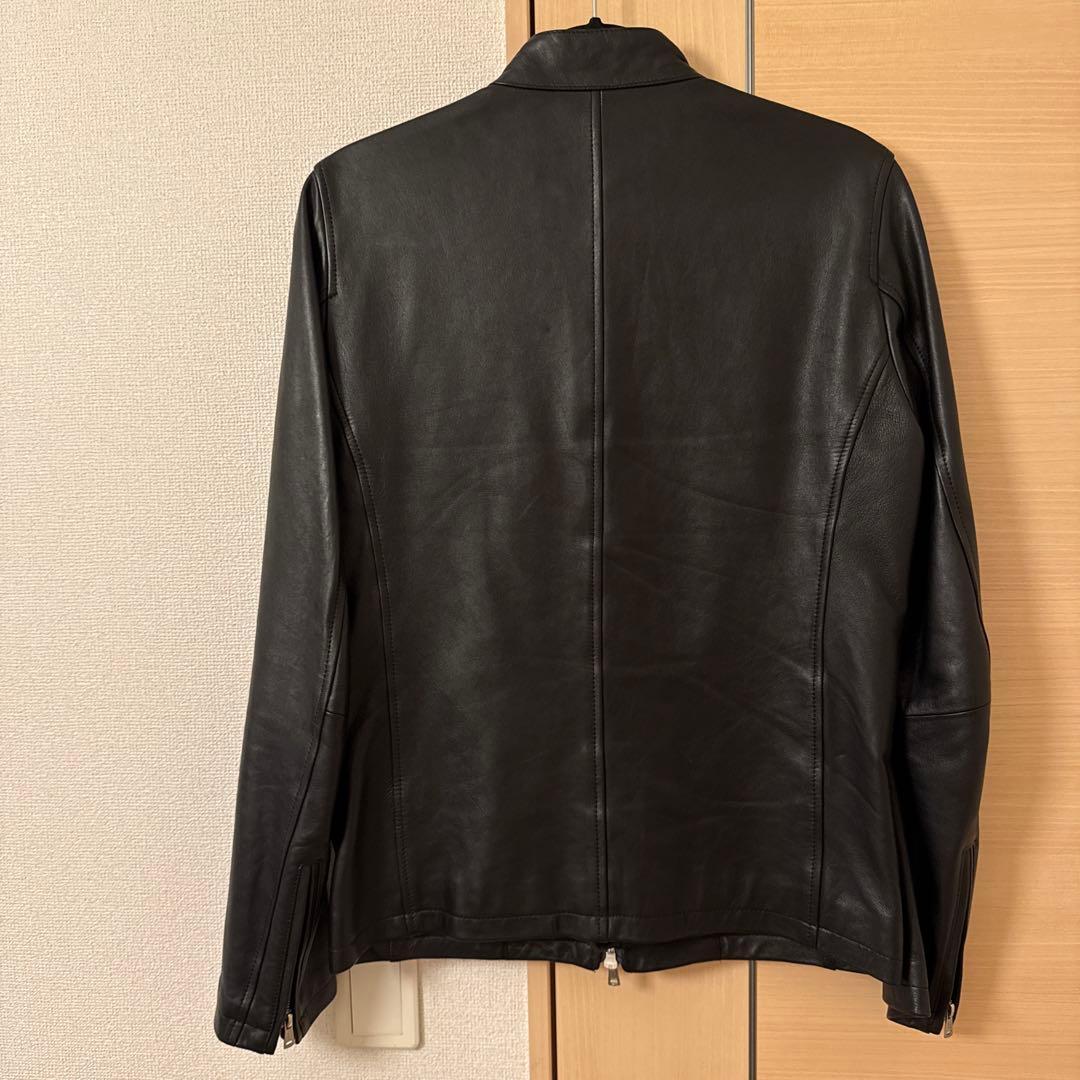 美品　SHIPS JETBLUE シングルライダースジャケット Lサイズ