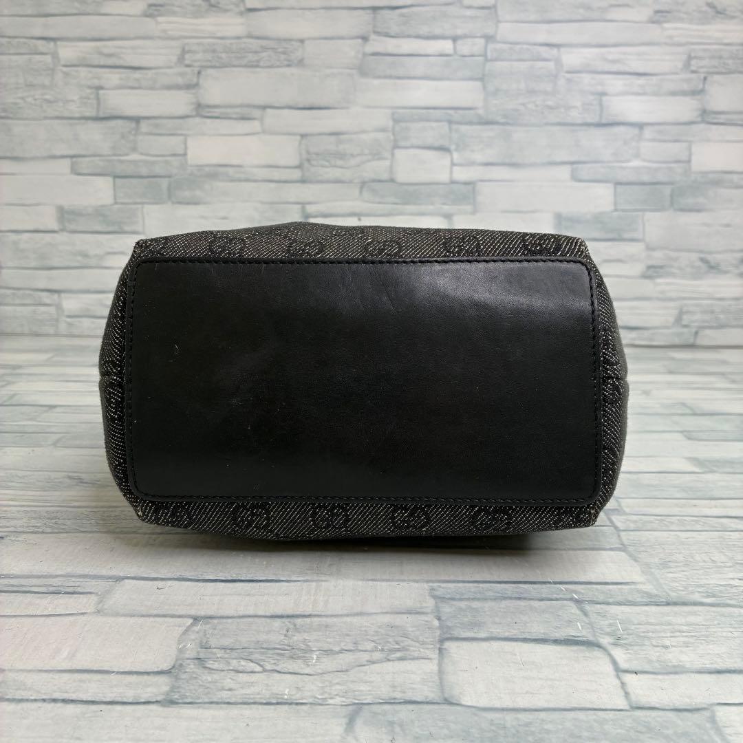 極美品　110 GUCCI グッチ　ハンドバッグ　GG柄　キャンバス　hr4