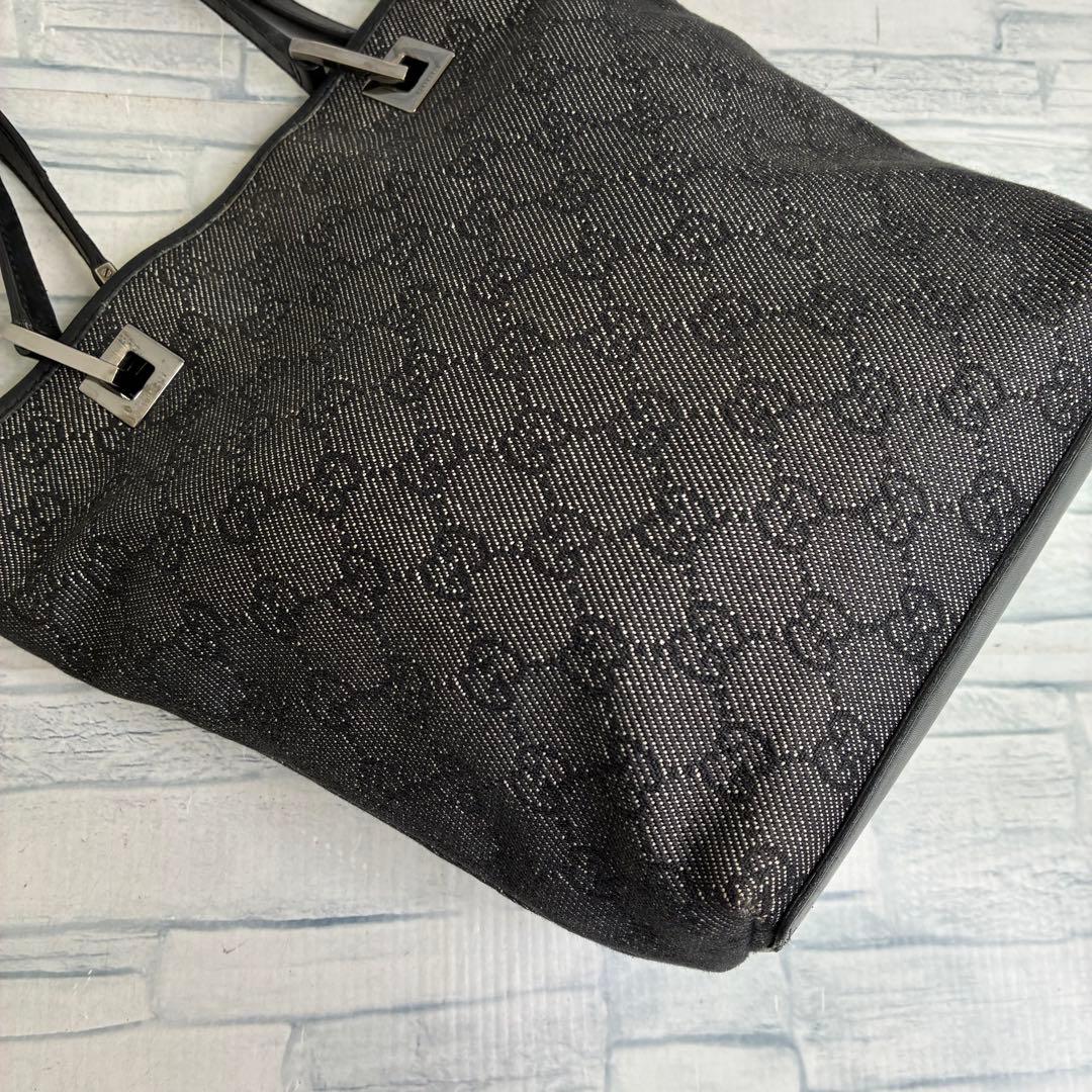 極美品　110 GUCCI グッチ　ハンドバッグ　GG柄　キャンバス　hr4
