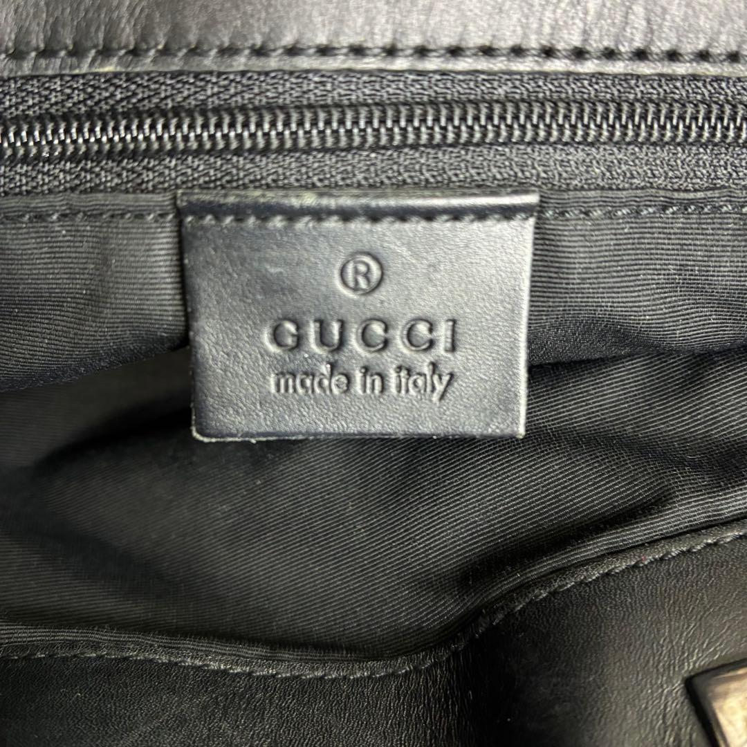 極美品　110 GUCCI グッチ　ハンドバッグ　GG柄　キャンバス　hr4