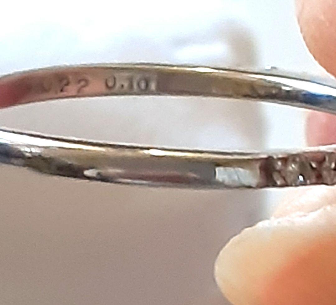 ピンクダイヤフラワーモチーフリング 15号サイズ