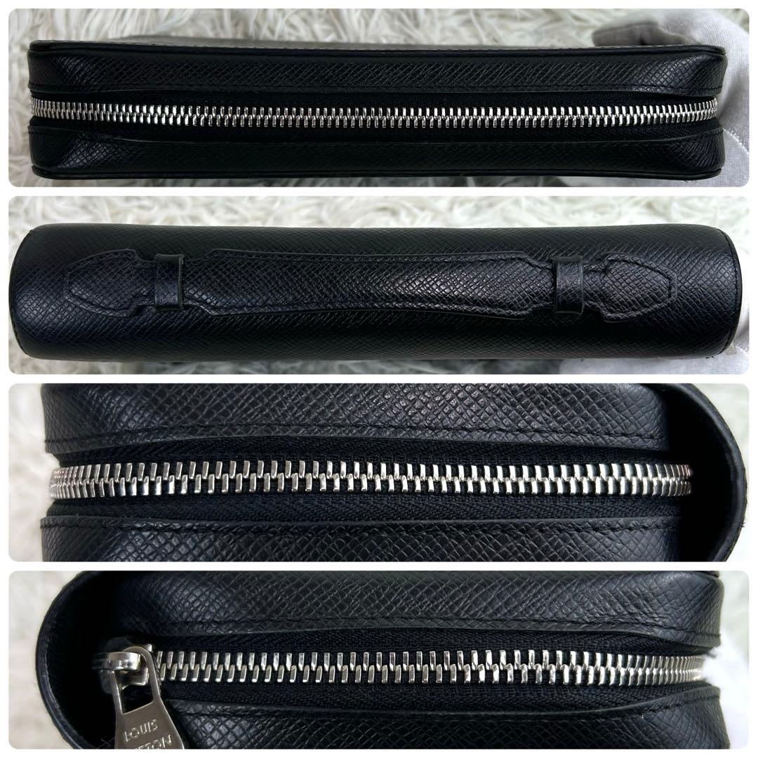 ✨極美品 ルイヴィトン ジッピーXL タイガ ブラック セカンドバッグ シルバー