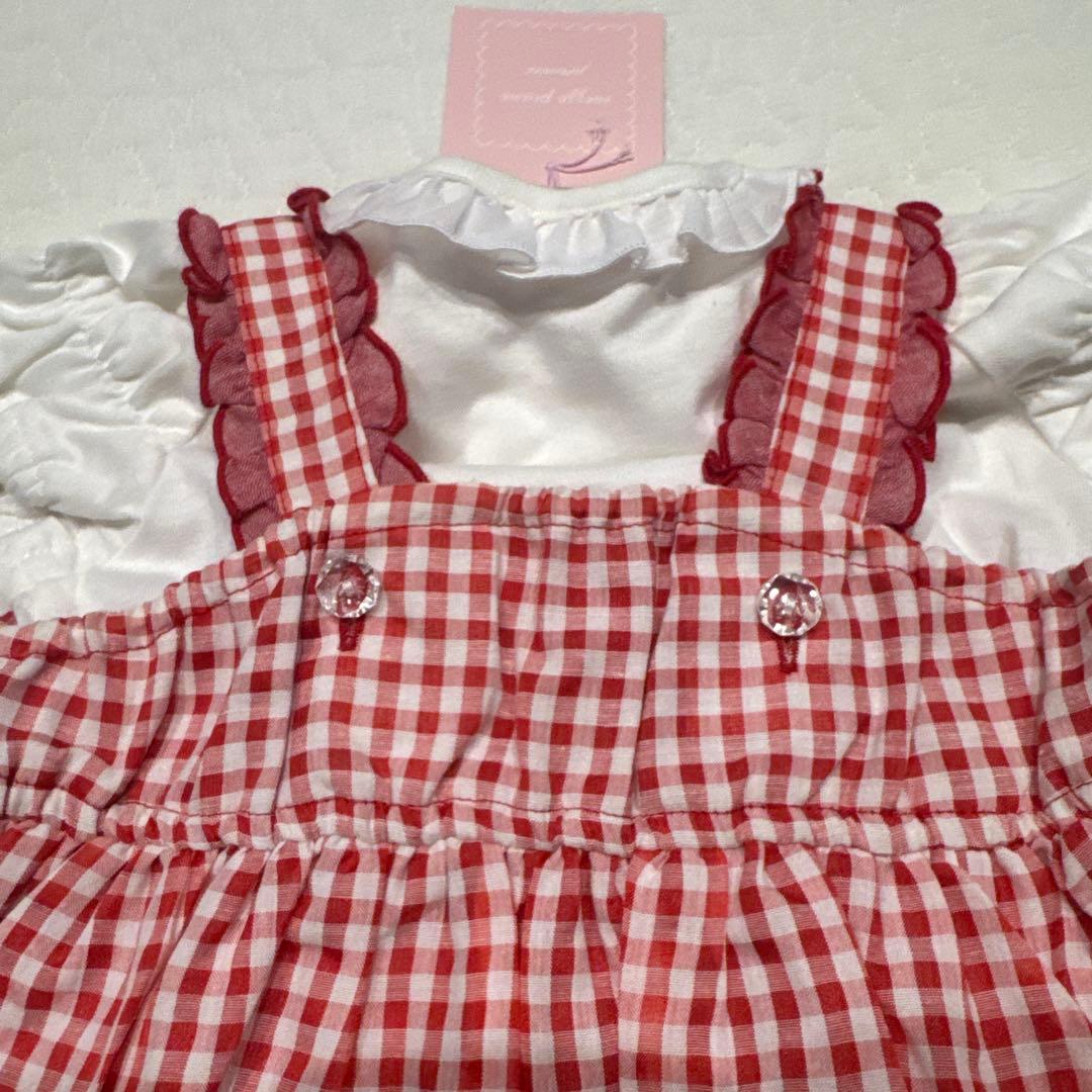 メゾピアノ　80 新品　立体うさぎ　ワンピース　ブルマ　パンツ　Tシャツ　セット