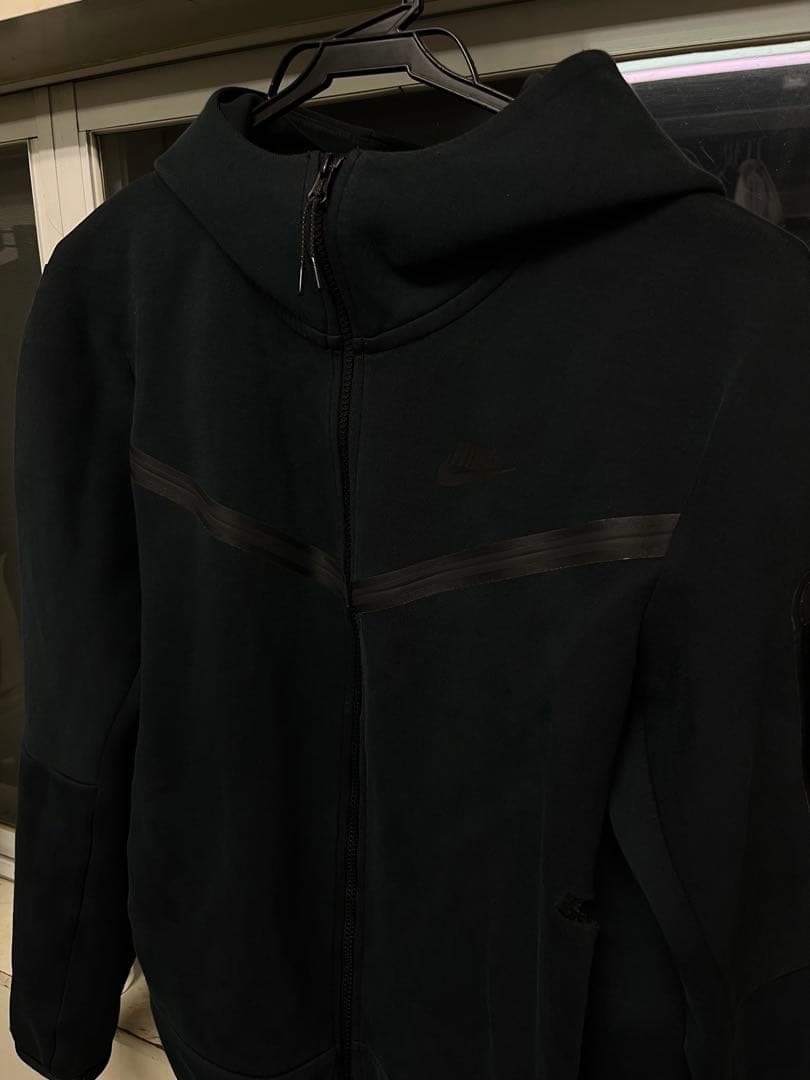 NIKE テックフリース　ブラック　上下セットアップ　白タグ　海外