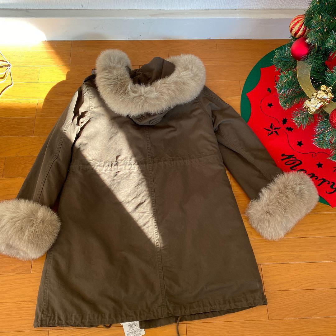 週末まで　最終値下げ⭐️新品未使用⭐️アナトリエ　ファー付き　モッズコート