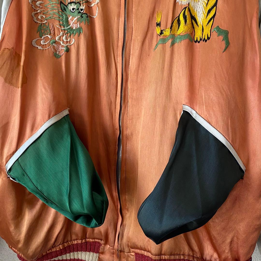 ビッグサイズ 50’s Souvenir Jacket 日本地図 鷹