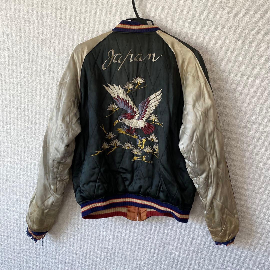 ビッグサイズ 50’s Souvenir Jacket 日本地図 鷹