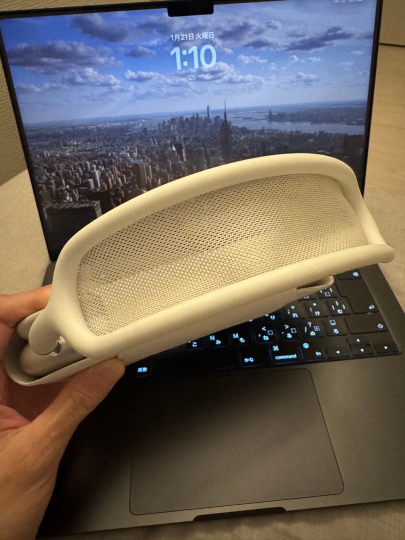 【もも】【美品】Apple AirPods Max ホワイト 本体