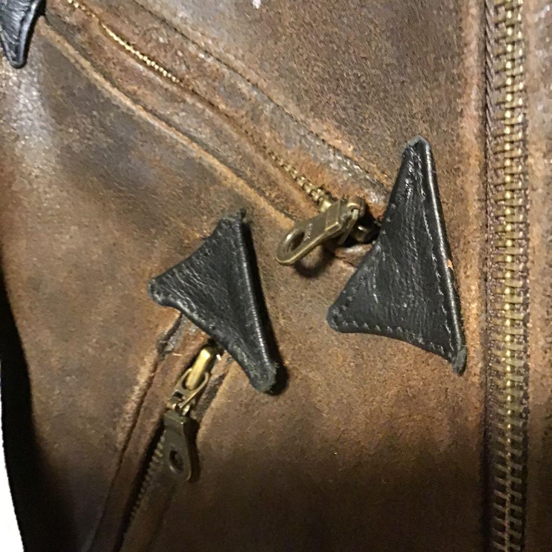 ユーロ　ビンテージ　ダブルライダース　レザー　ステンシル　ペイント　カスタム