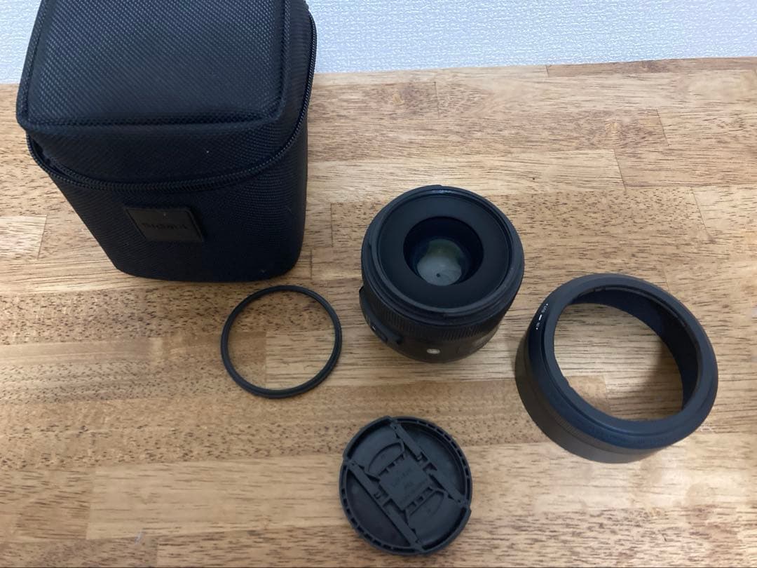 シグマ SIGMA レンズ 30mm F1.4 DC ニコン用　レンズカバー付き