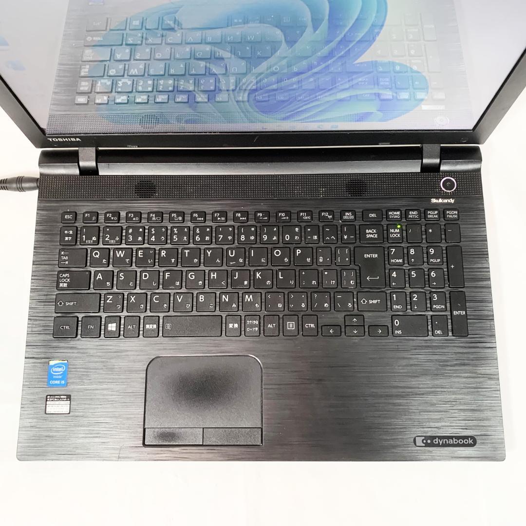 【オフィス付き✨】ノートパソコン／黒　Windows11　テンキー／新品SSD✨