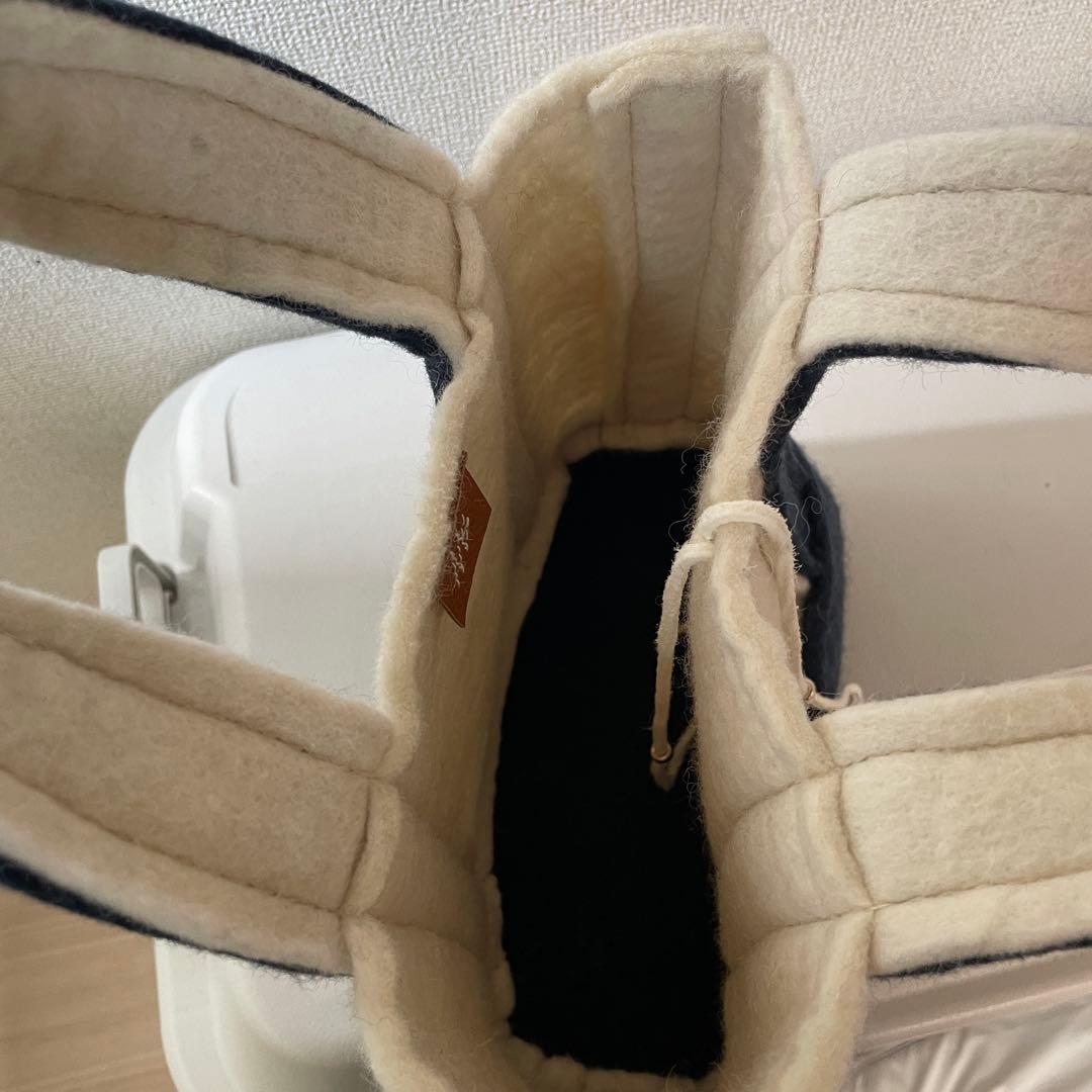 トートバッグ MessyRooftop Mini Feel Needle Punch Tote