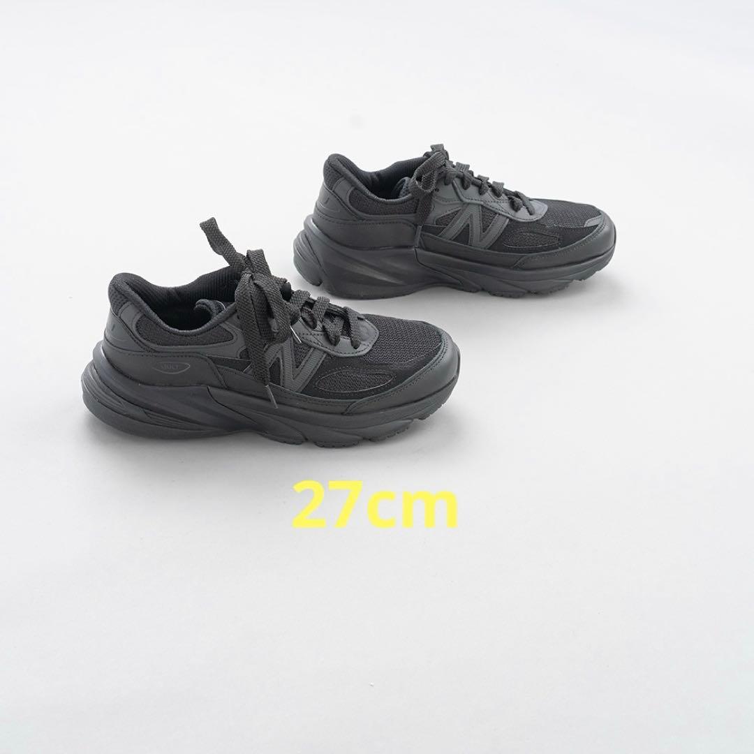 コムデギャルソンオム　ニューバランス990v6 ブラック