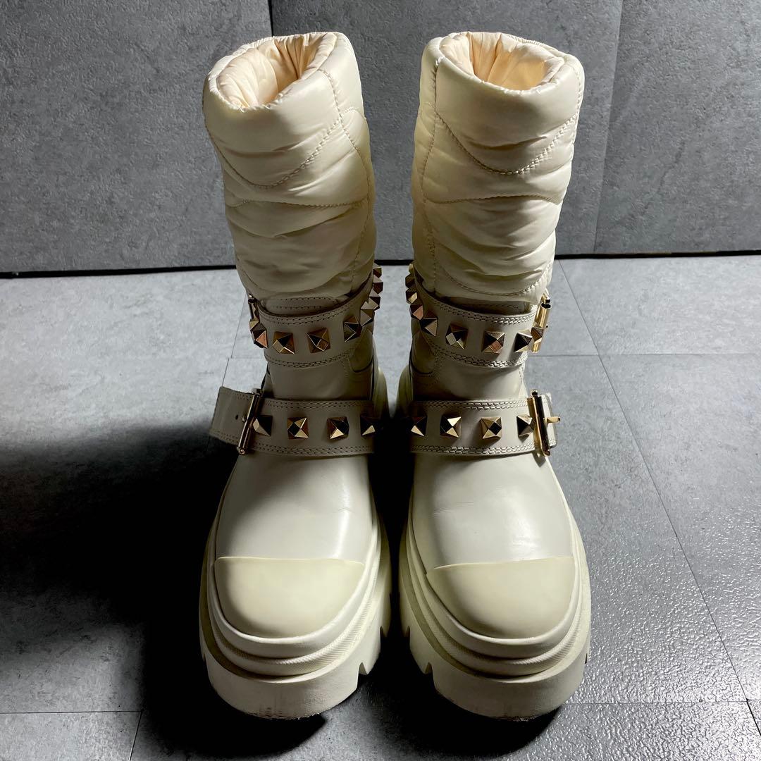 完売モデル✨️ ASH POLAR ナイロンドッキングブーツ アイボリー