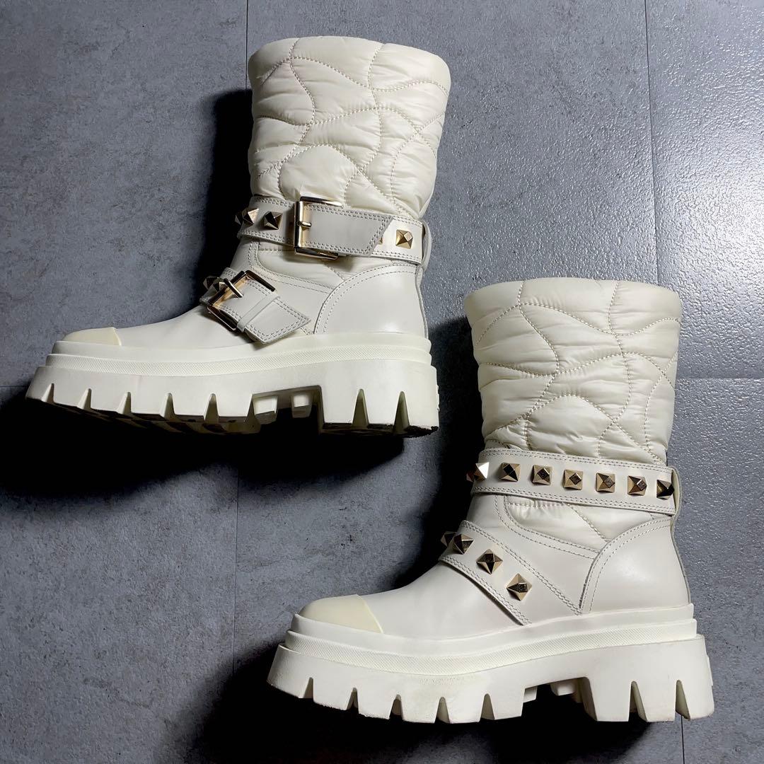 完売モデル✨️ ASH POLAR ナイロンドッキングブーツ アイボリー