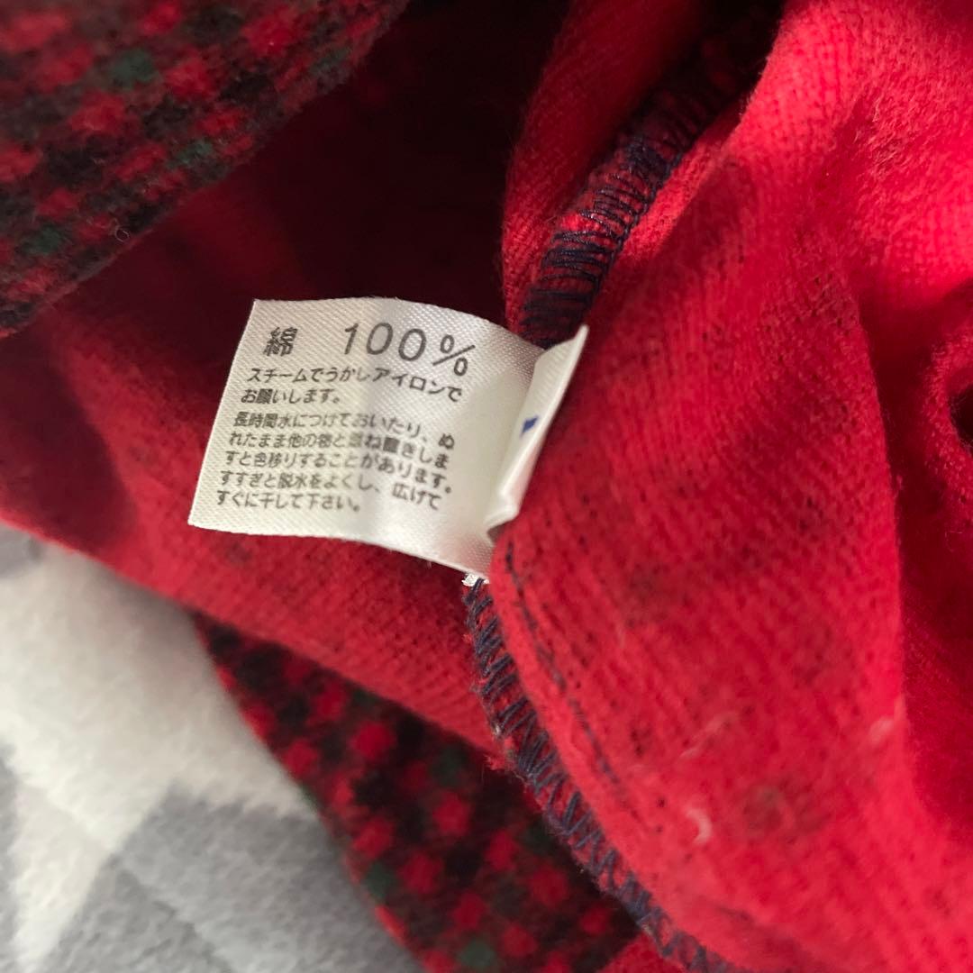 美品familiarファミリア♡ジャンバースカート＆綿タートルブラウスSET90