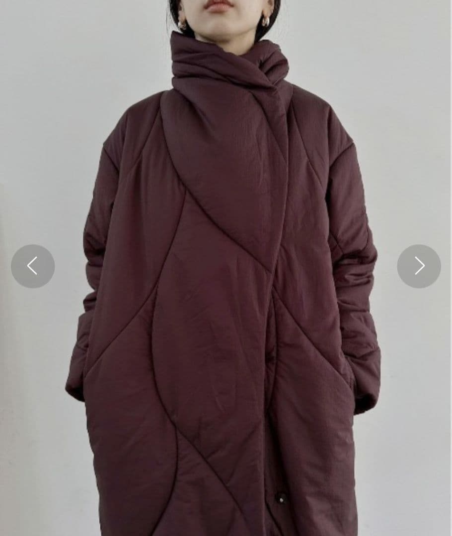 Ameri　WAVE STITCH HEAT POLAK LONG COAT