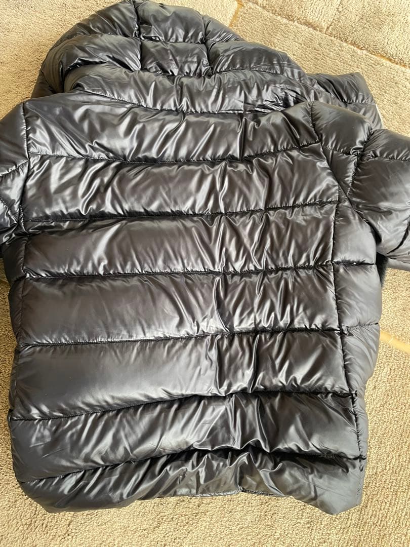 ヘルノ HERNO エコファー切り替えダウンジャケット ブルゾン ブラック40