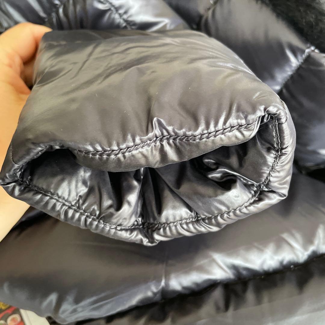 ヘルノ HERNO エコファー切り替えダウンジャケット ブルゾン ブラック40