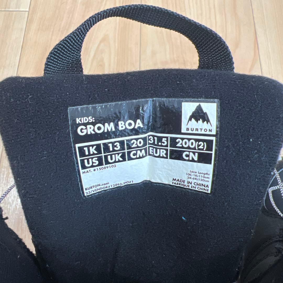 BURTON ブーツ キッズGrom BOA 20cm