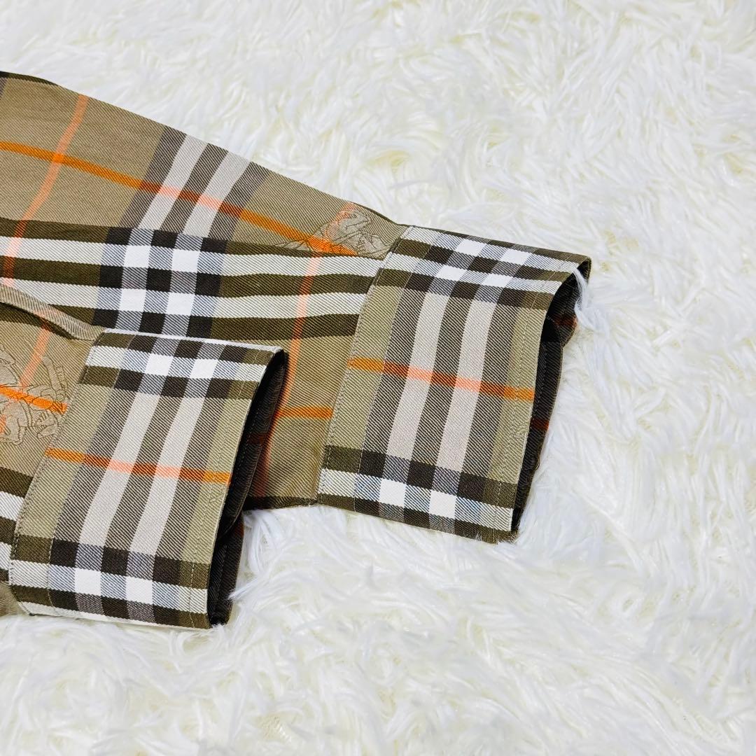 極美品✨バーバリー シャツ ノバチェック シャドーホース 長袖 90's