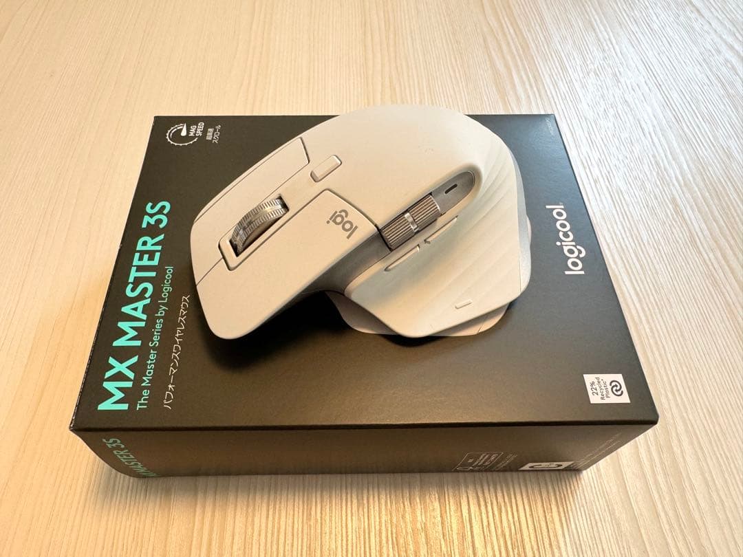 (美品) logicool MX MASTER 3S ペールグレー