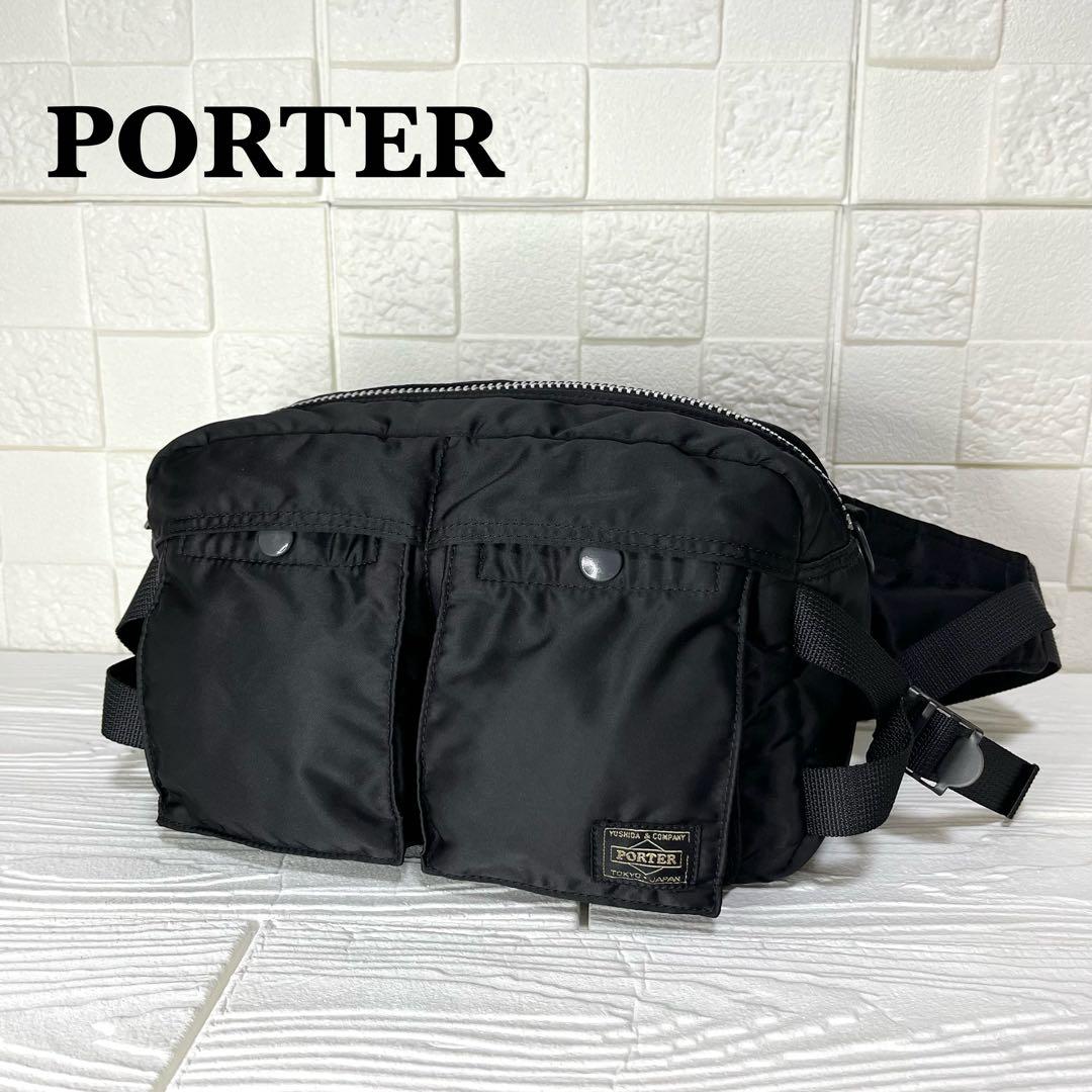 ✨極美品✨☘️PORTER☘️✨ボディバッグ✨ウエストバッグ✨タンカー✨