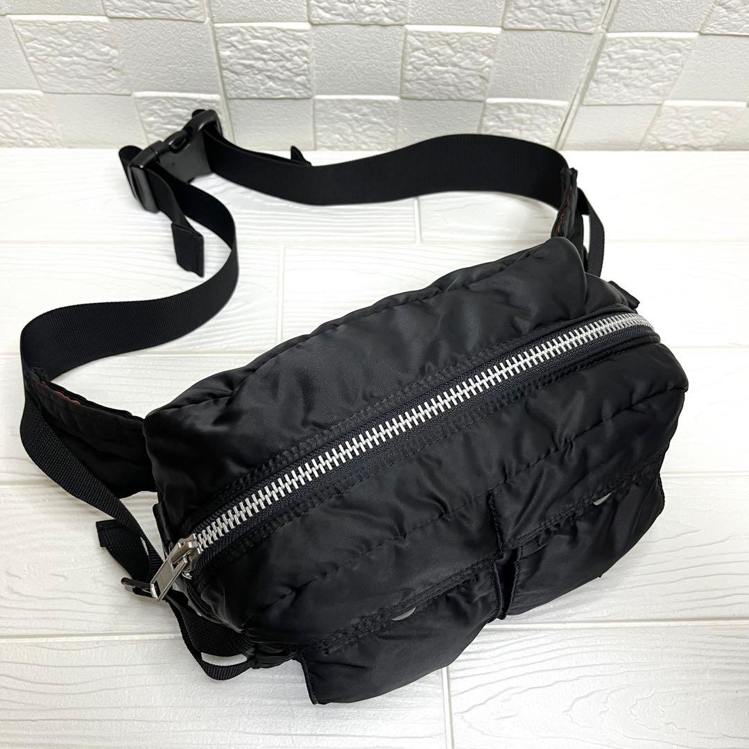 ✨極美品✨☘️PORTER☘️✨ボディバッグ✨ウエストバッグ✨タンカー✨