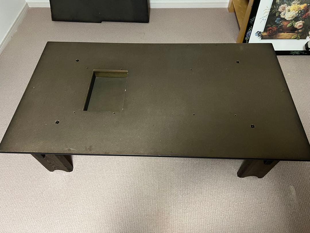 日美 家具調こたつ 西陣150木製こたつ 幅150㎝ｘ奥行90㎝ｘ高さ35.5㎝