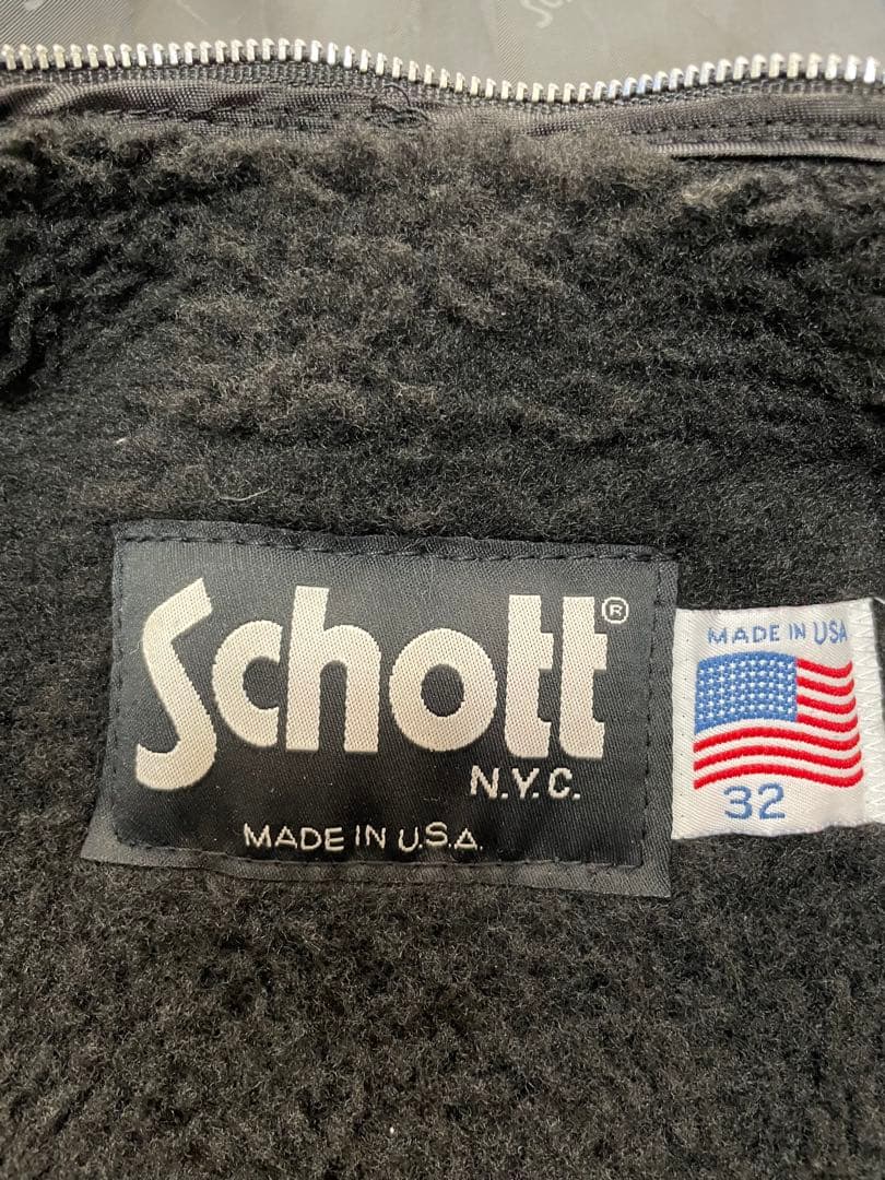 【週末セール】美品 Schott .N.Y.C ショット シングル ライダース