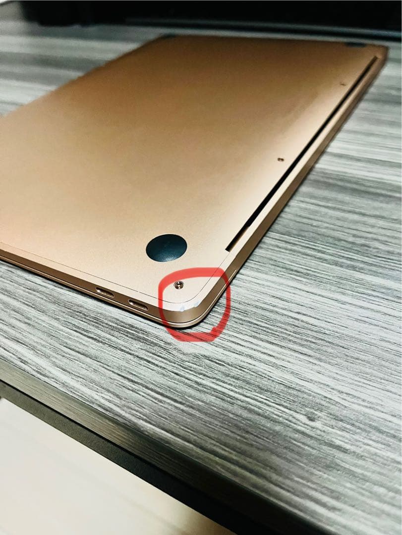 【美品】M1 MacBook Air 13インチ ゴールド 16GBメモリ