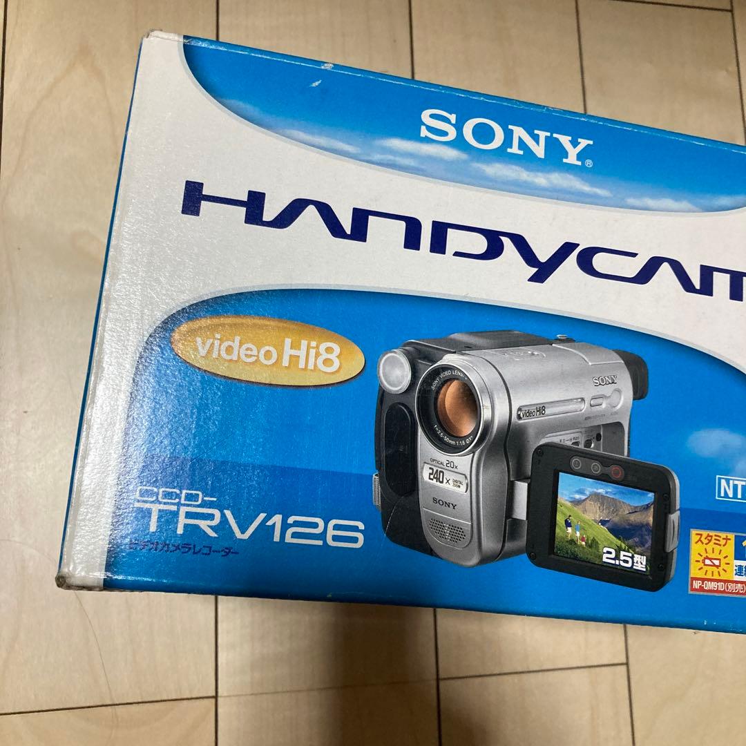 SONY 2.5型液晶モニター搭載Hi-8ビデオカメラ CCD-TRV126