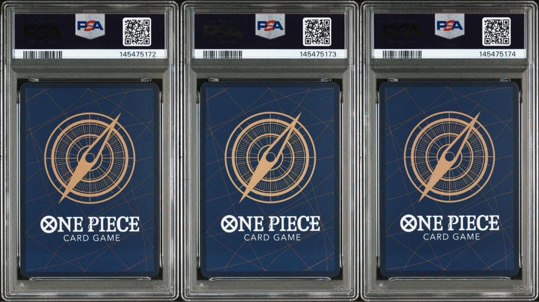 PSA10 3連番 3rd ANNIVERSARY LUFFY ACE SABO