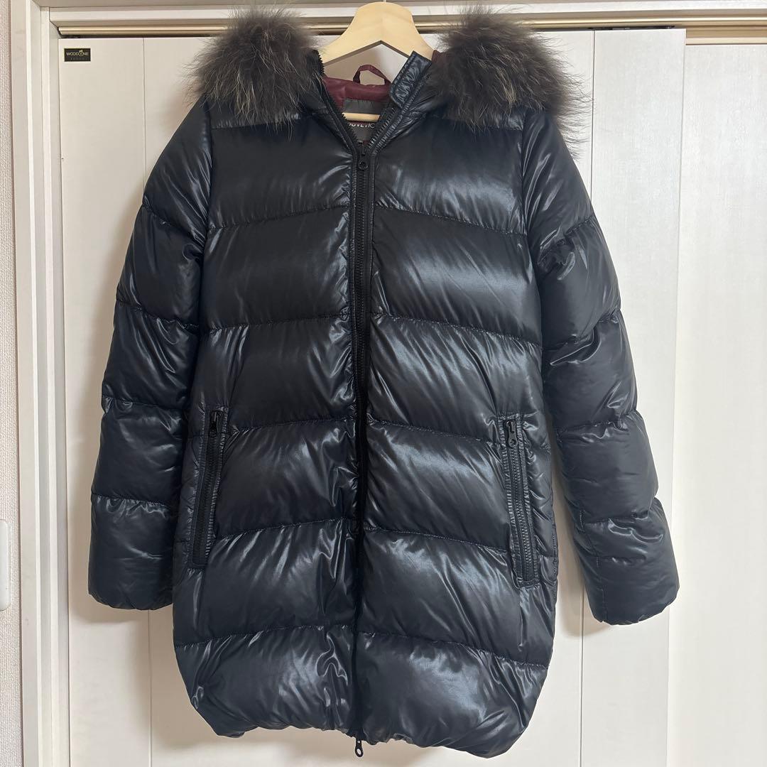 DUVETICA デュベティカ ファー付きダウンコート 40 黒