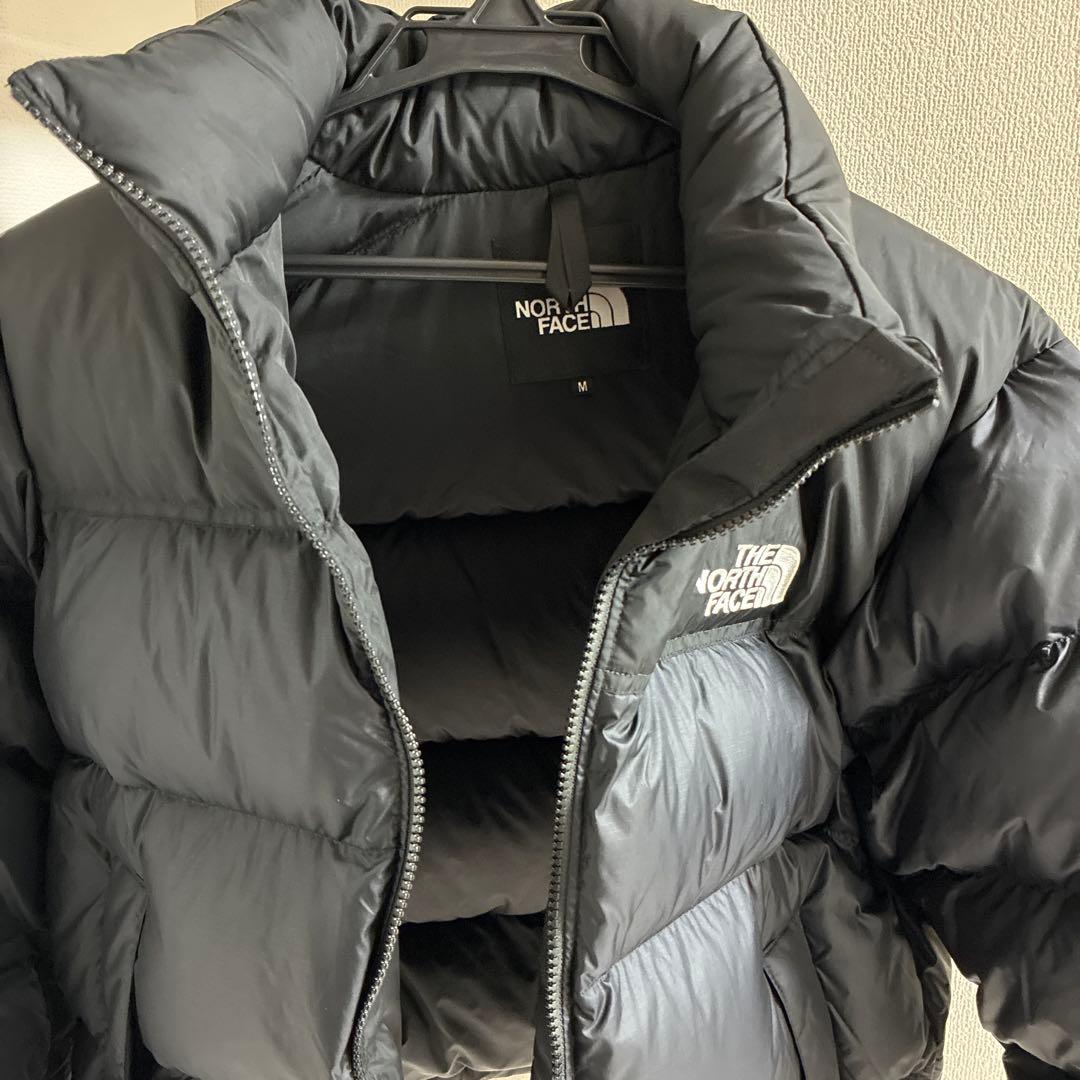 THE NORTH FACE ブラックダウンジャケット　ヌプシ　レディース　M