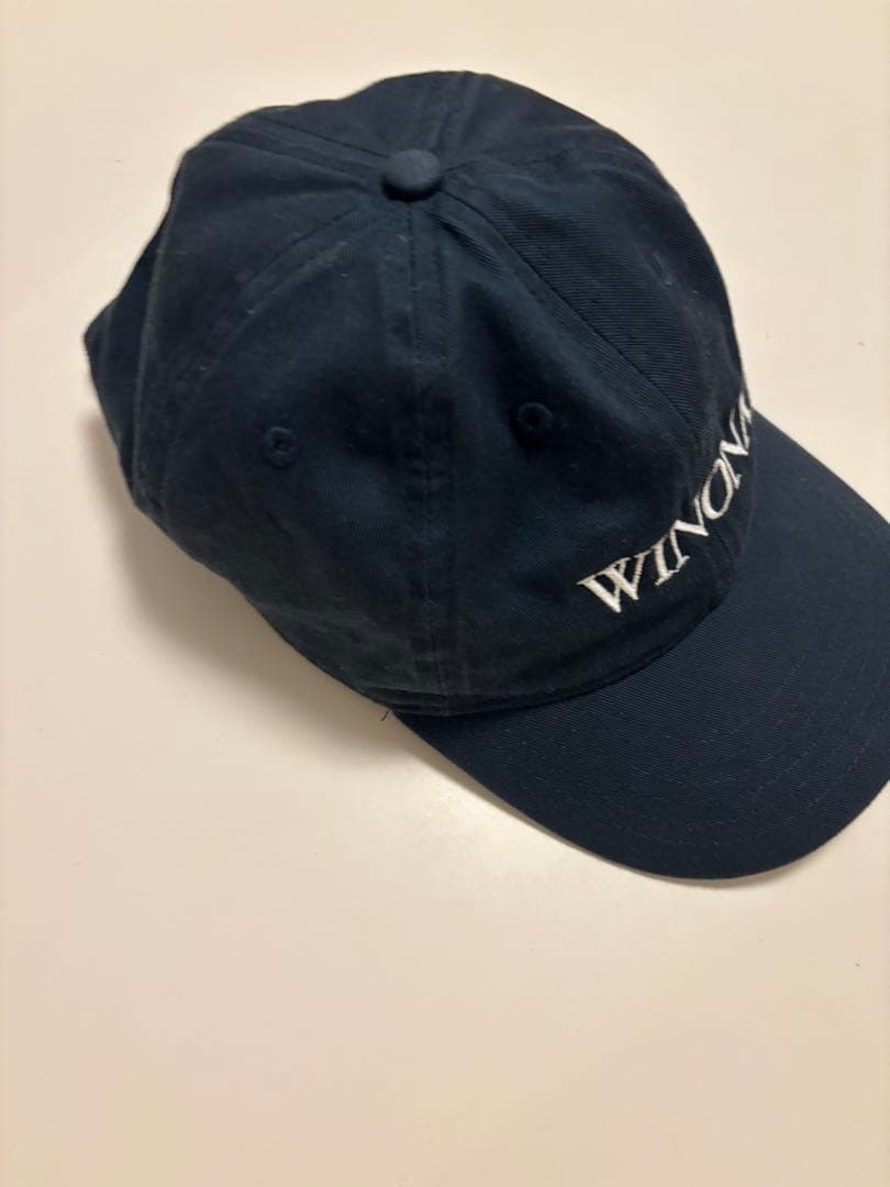 WINONA 刺繍ロゴ ベースボールキャップ ネイビー