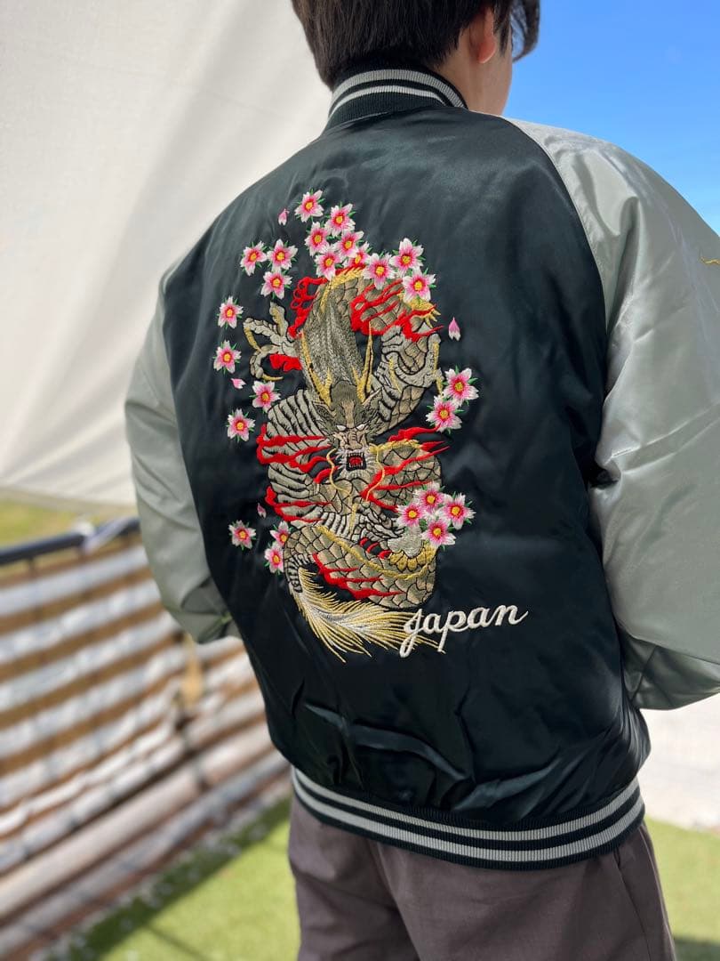 ［新品］桜竜　スカジャン　ＬＬ