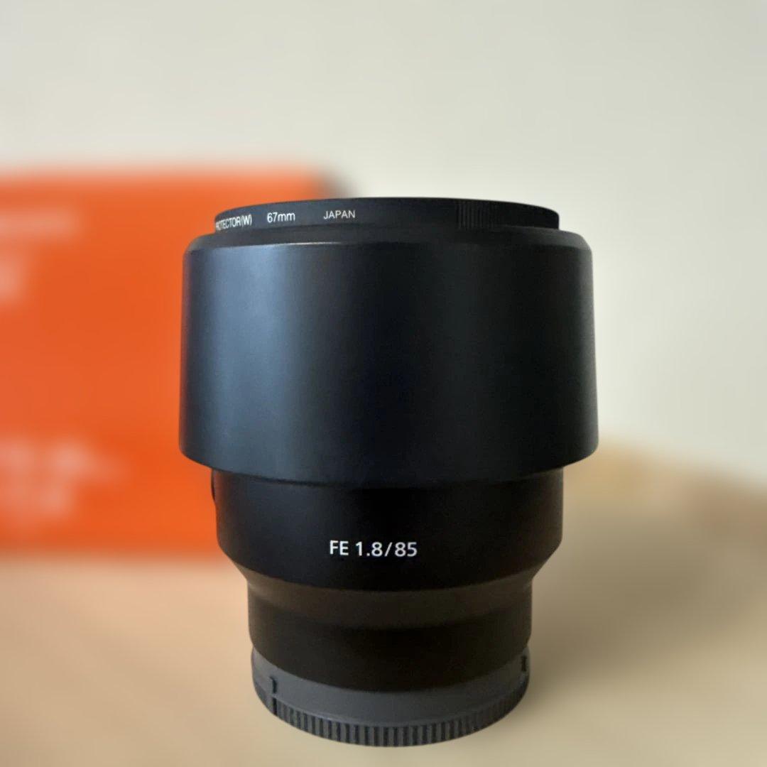SONY FE85mm F1.8 保護フィルター付