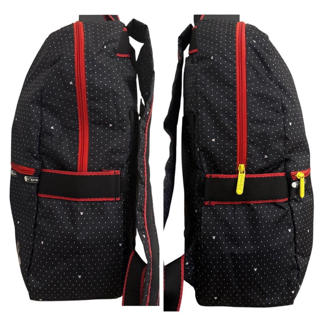 未使用級✨限定品　レスポートサック　リュックサック　ディズニー　コラボ　ドット柄